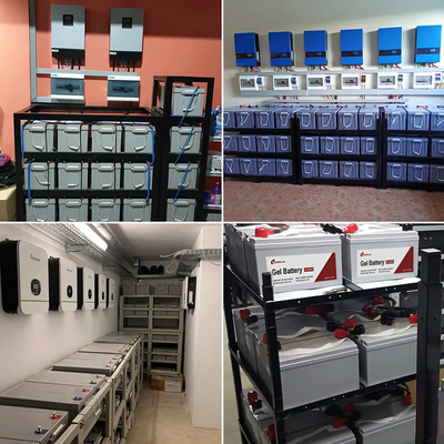 3000 durée de vie GEL batterie au plomb acide 12V 100AH pour système de stockage solaire à cycle profond