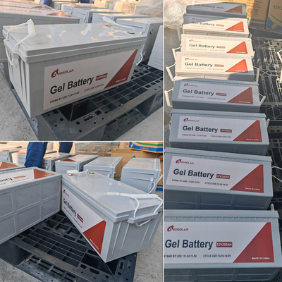 3000 durée de vie GEL batterie au plomb acide 12V 100AH pour système de stockage solaire à cycle profond