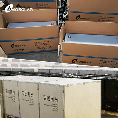 Batterie au gel de 12V 250Ah pour système solaire avec une durée de vie de cycle de 1500 fois et acceptée OEM/ODM