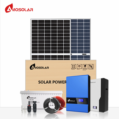 OEM supporté Amosolar 5kw 48v Système solaire hors réseau avec Wifi et chargeur Mppt 13KG