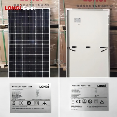 Amosolar PERC mono panneau solaire BIPV Modules photovoltaïques simples de 550 watts pour le système d'énergie solaire