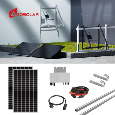 MPPT Système de support de panneaux solaires pour balcon Amosolar sur réseau hybride 800w 1000w 1200w