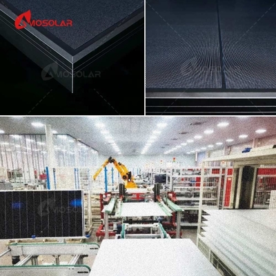 108 cellules 6x18 demi-cellule tout noir mono panneau solaire 400W 405W 410W 415W 420W pour votre