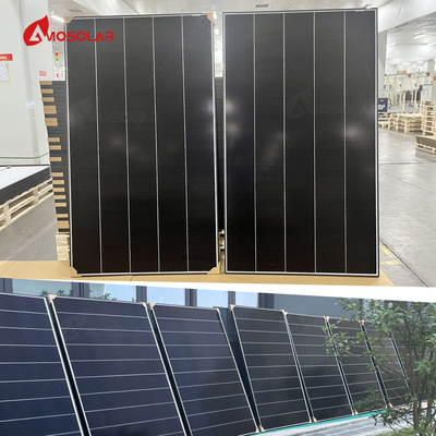 Cadre en alliage d'aluminium anodisé 410W Panneaux solaires à bardeaux Module PV pour panneau solaire de toit