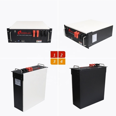 48V/51.2V Amosolar batteries au lithium-ion pour le stockage solaire 100ah 200ah 10kwh 20kwh