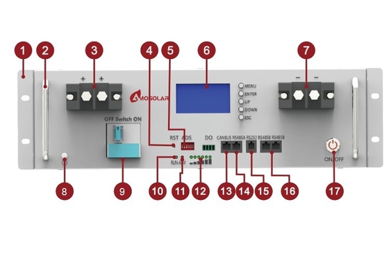 48V 200AH LiFePO4 batterie LFP batterie 10kwh Power Wall pour le système solaire hors réseau
