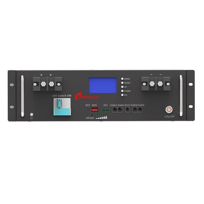 Amosolar 48v 100Ah 200Ah batterie au lithium-ion pour système de stockage solaire avec BMS