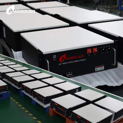 48V/51.2V Amosolar batteries au lithium-ion pour le stockage solaire 100ah 200ah 10kwh 20kwh