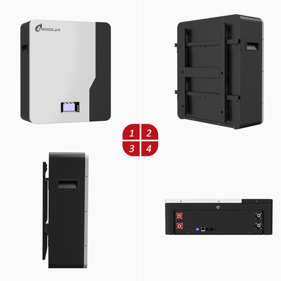 48v 51.2v 100ah 200ah 5Kwh 10Kwh batterie au lithium en fer pour cycle profond résidentiel