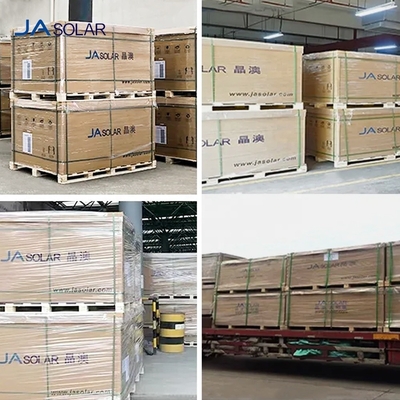 166mmx166mm 144cellules JAM72S20 400w 420w 450w 500w 550w 600w 670w Noir N Type 0BB Panneaux solaires pour la maison