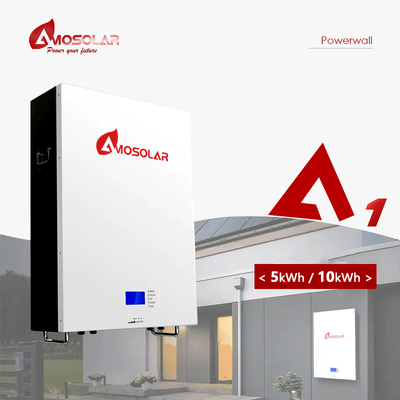 Amosolar 10kwh 5kwh 48v 100ah 200ah Batterie solaire au lithium pour le stockage à température ambiante