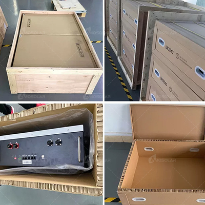 Amosolar 10kwh 5kwh 48v 100ah 200ah Batterie solaire au lithium pour le stockage à température ambiante