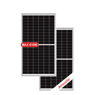 Amosolar 600w Panneaux solaires avec cellules 210*210mm Box de jonction IP68