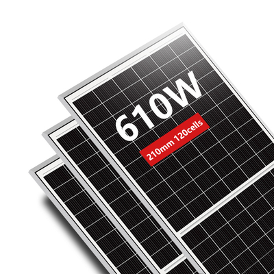 Amosolar 600w Panneaux solaires avec cellules 210*210mm Box de jonction IP68