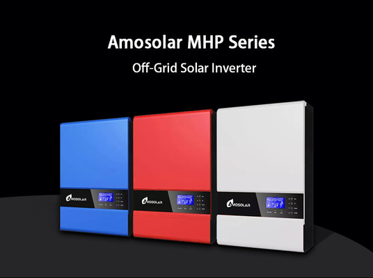Système solaire hors réseau Amsolar 3 kW/5 kW avec onduleur solaire hors réseau à haute fréquence