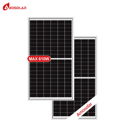 Boîte de jonction IP68 Amosolar 120 cellules solaires 580w 585w 595w 600w 610w Panneau solaire