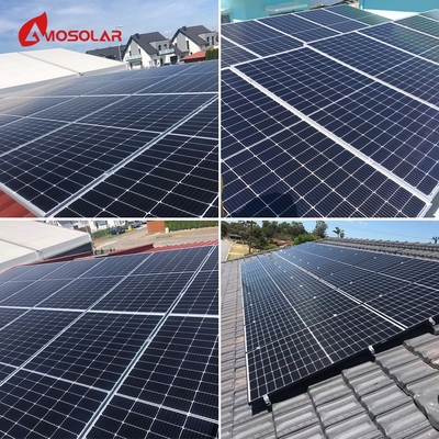Contrôleur MPPT Amosolar Système de panneaux solaires hybrides de 5 kW 10 kW avec batterie rechargeable