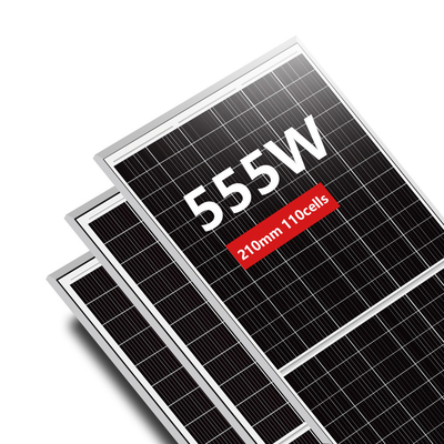 Kit de panneaux solaires bifaciaux de 28,6 kg 535 540 545 550 555 watts pour les installations hors réseau