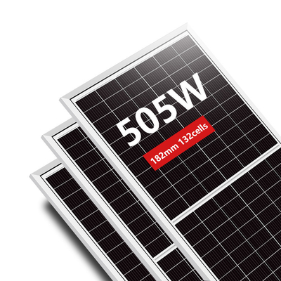 Panneau solaire de 500W 505W 495W 500W modules photovoltaïques avec un rendement de 21,25% et CE approuvé