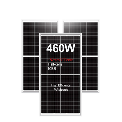 Panneau solaire au silicium monocristallin de 440 à 460 W avec certificat CE/TUV/INMETRO/ISO