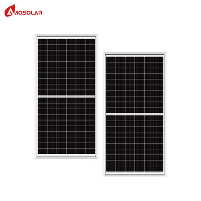 Amosolar demi-cellule 525watt 530watt 535watt 540watt 545watt 550watt Panneau solaire bifacial