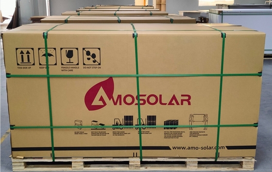 Panneau solaire HJT de type N de 550 W avec une efficacité élevée du panneau TUV et une conception entièrement noire
