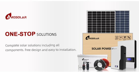 Système hors réseau Amsolar 3KW 5KW 8KW 10KW Inverseur solaire hors réseau haute fréquence avec 1