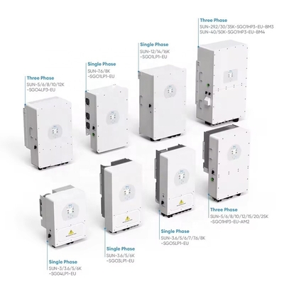 Deye 24v 48v 5kw 6kw 8kw 10kw Sun-5k-sg03lp1-eu et Sun-8k-sg01lp1-eu Invertisseur hybride pour la maison