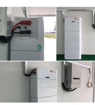 Taux de décharge de 80% Piles de stockage d'énergie empilées 10kwh 15kwh 20kwh Lifepo4 Rechargeable