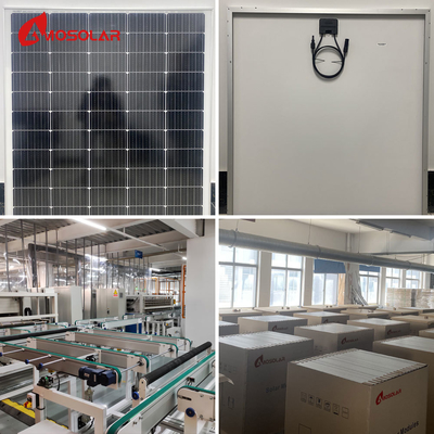 Panneau solaire PERC à demi-cellule de 200 W avec 11,28 Vmp et dimensions de panneau de 1405 * 700 * 30 mm