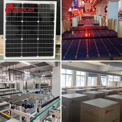 Panneau solaire mono Amosolar 55 Watt 100 Watt 150 Watt 200 Watt Liste avec certificat CE