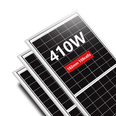 Panneau solaire monocristallin à demi-cellule Amosolar de 410 W avec boîte de jonction IP68