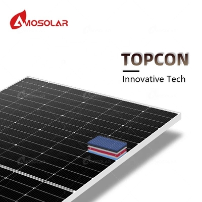 Panneau solaire de type N 550W 560W 575W 580W 600W 620W avec cadre en alliage d'aluminium anodisé