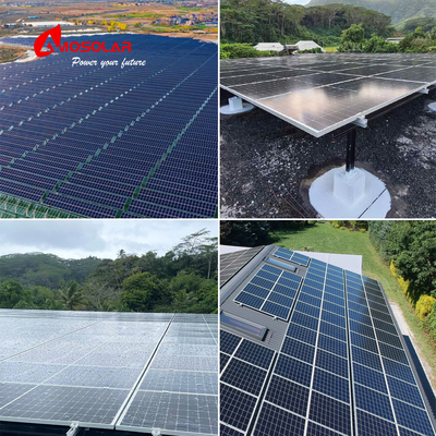 Module photovoltaïque solaire mono de type N à demi-cellule de 182 mm 570W 580W 590W avec boîte de jonction IP68