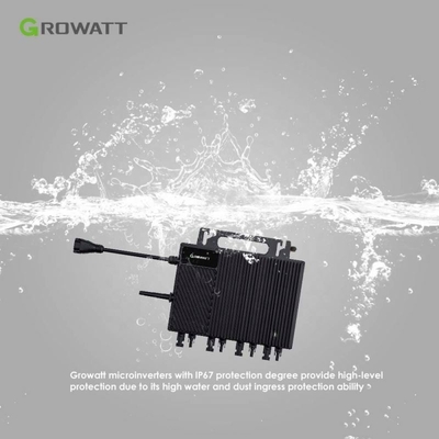 Système hybride portable ip65 pour balcon avec micro-onduleur solaire Growatt-800w-2400w-3000w