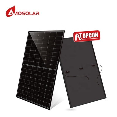 22.83% d'efficacité des panneaux Mbb 144 mono panneaux solaires à demi-cellule pour le programme gouvernemental