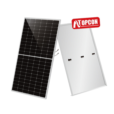 Panneaux solaires de type N à demi-cellule mono 550w 575W 580W 590W pour toit et boîte de jonction IP68