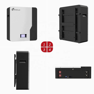Amosolar 48V/51.2V 100ah 200ah 5kwh 10kwh 2.5kwh Batterie au lithium-ion pour le stockage solaire