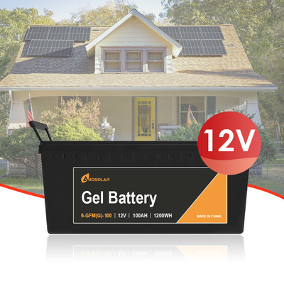 12V 48v 50Ah 100Ah 150Ah 200Ah 250Ah batterie au gel pour système de stockage solaire