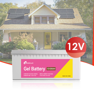 Amosolar 12V 24V 50Ah 100Ah 150Ah 200Ah 250Ah 500Ah batterie de type gel OEM/ODM accepté