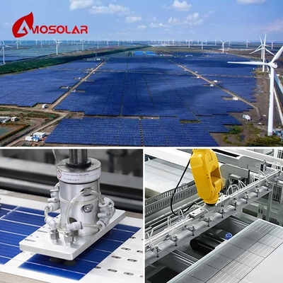 Montage au sol PERC Panneau photovoltaïque solaire 330w 340w 350w 400w avec cellules 156.75mmx156.75mm