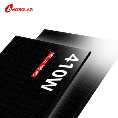 Panneau solaire mono 400w 410w 420w 430w avec cadre en alliage d'aluminium anodisé N-TYPE