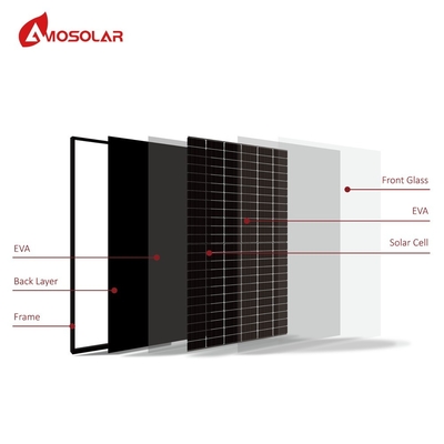 Panneaux solaires monocristallins 540W 545W 550W avec connecteur PV et MC4 compatible
