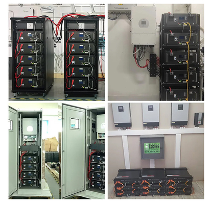 Énergie électrique 10 Wh 6000 Cycles profonds 12V 24V 48V 51.2V 10kwh Lifepo4 Piles