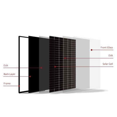 Système d'énergie solaire 182 mm 108 cellules 380w 390w 400w 405w 410w Panneaux photovoltaïques monocristallins