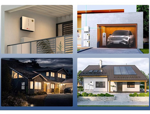 Amosolar Lithium Battery Pack 5-10 kWh Portée de puissance de sortie pour montage murale et solaire