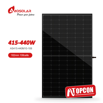 1722*1134*35mm Panneau solaire monocristallin de type N TopCon pour une efficacité maximale