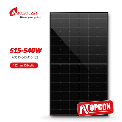Panneaux solaires de catégorie A Modules solaires photovoltaïques mono de 182 mm pour l'électricité domestique N-TYPE 515W 540W