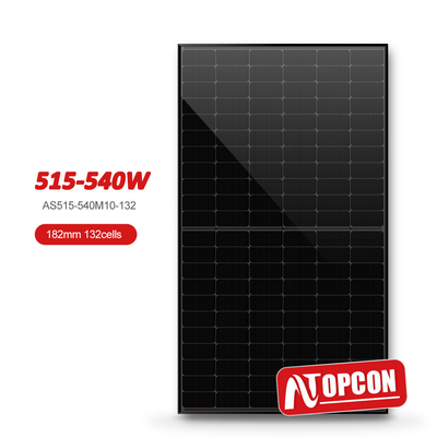 Panneaux solaires de catégorie A Modules solaires photovoltaïques mono de 182 mm pour l'électricité domestique N-TYPE 515W 540W
