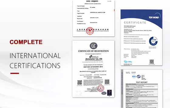 Modules photovoltaïques JA 435W 445W 455W 450W 460W Panneaux solaires monocristallins pour résidentiel